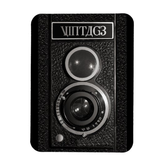 ヴィンテージマグネットへのカメラ効果 マグネット (縦)