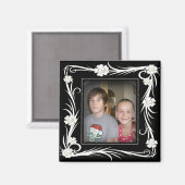 ヴィンテージマグネットヴィンテージフローラ写真の追加 マグネット (正面/裏面)