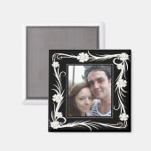 ヴィンテージマグネットヴィンテージフローラ写真の追加 マグネット (正面/裏面)