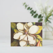 ヴィンテージマグノリアの種付き植物 ポストカード (スタンド正面)