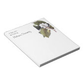 ヴィンテージマグノリアサザンスタイル注パーソナライズされた意 ノートパッド (アングル)