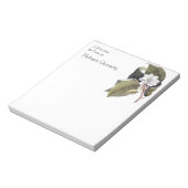 ヴィンテージマグノリアサザンスタイル注パーソナライズされた意 ノートパッド (回転)