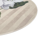 ヴィンテージマグノリアフラワーオンストライプズ カッティングボード (角)