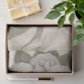 ヴィンテージマグノリアフラワーボタニカルデクページ 薄葉紙 (ギフト)