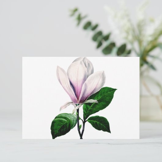 ヴィンテージマグノリアフローラは私のbridmaidカード 招待状 (スタンド正面)