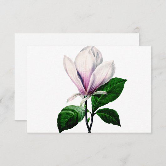 ヴィンテージマグノリアフローラは私のbridmaidカード 招待状 (正面/裏面)