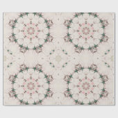 ヴィンテージマグノリアフローラエフェメラパターン ラッピングペーパー (フラット)