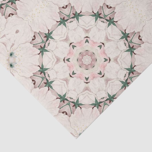 ヴィンテージマグノリアフローラエフェメラパターン 薄葉紙 (詳細)