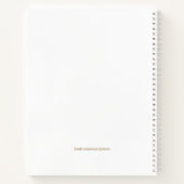 ヴィンテージマグノリアフローラモノグラムファミリーレシピ ノートブック (裏面)