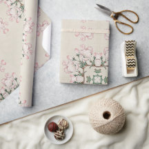 ヴィンテージマグノリアブロッサムエフェメラパターン