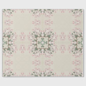 ヴィンテージマグノリアブロッサムエフェメラパターン ラッピングペーパー (フラット)