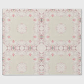 ヴィンテージマグノリアベージュエフエメラパターン ラッピングペーパー (フラット)