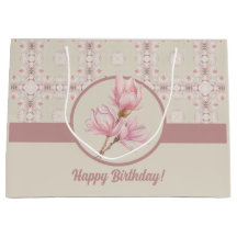 ヴィンテージマグノリアベージュエフエメラパターン