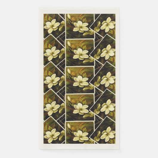 ヴィンテージマグノリアボタニカルフレーム絵を描ズマッシュアップ (正面)