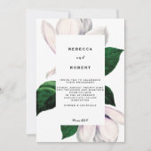 ヴィンテージマグノリア婚約パーティ 招待状 (正面)