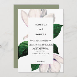 ヴィンテージマグノリア婚約パーティ 招待状