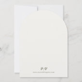 ヴィンテージマグノリア結婚式招待状 招待状 (裏面)