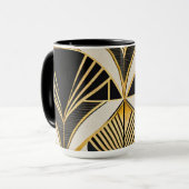 ヴィンテージマグ「ゴールデンアールデコ」 マグカップ (正面左)