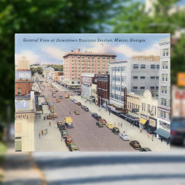 ヴィンテージマコン，ジョージア ポストカード