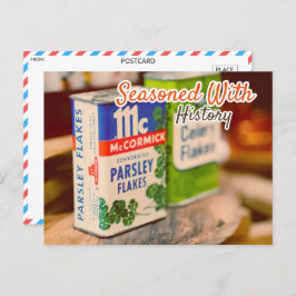 ヴィンテージマコーミックスパイスのティンス ポストカード