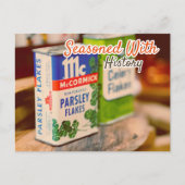 ヴィンテージマコーミックスパイスのティンス ポストカード (正面)