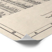 ヴィンテージマサチューセッツ州のワーチェスターの地図(1919) ポスター (角)