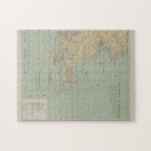 ヴィンテージマサチューツライトハウスの地図(1898) ジグソーパズル (横)