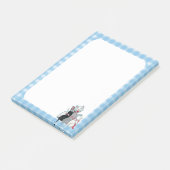 ヴィンテージマザーキャット3匹ピンク弓 ポストイット (アングル)