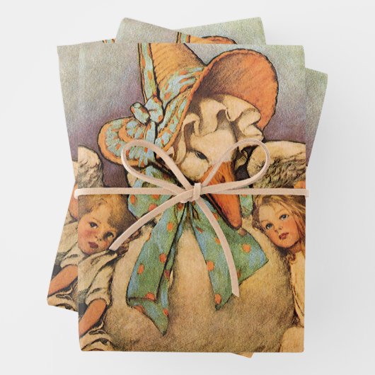 ヴィンテージマザーグースコドラージェシー・ウィルコックス・スミス ラッピングペーパーシート (インサイチュ)