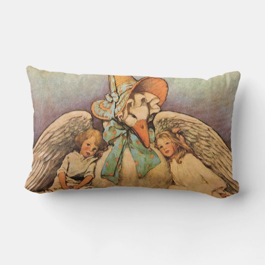 ヴィンテージマザーグースコドラージェシー・ウィルコックス・スミス ランバークッション (裏面)