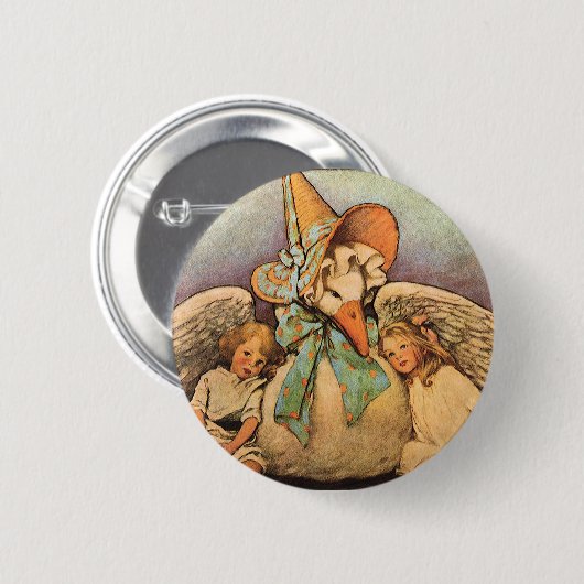 ヴィンテージマザーグースコドラージェシー・ウィルコックス・スミス 缶バッジ (正面&裏面)