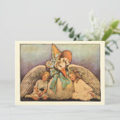 ヴィンテージマザーグースバースデーパーティーの招待 招待状 (スタンド正面)