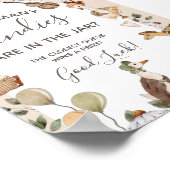 ヴィンテージマザーグースベイビーシャワーキャンディゲー ポスター (角)