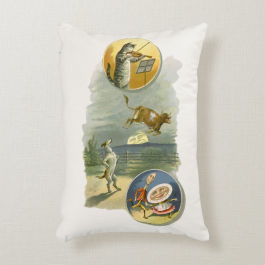 ヴィンテージマザーグース子供部屋ライムヘイディドル アクセントクッション (正面(垂直))