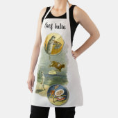 ヴィンテージマザーグース子供部屋ライムヘイディドル エプロン (インサイチュ)