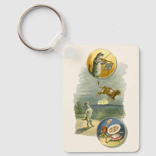 ヴィンテージマザーグース子供部屋ライムヘイディドル キーホルダー (正面)