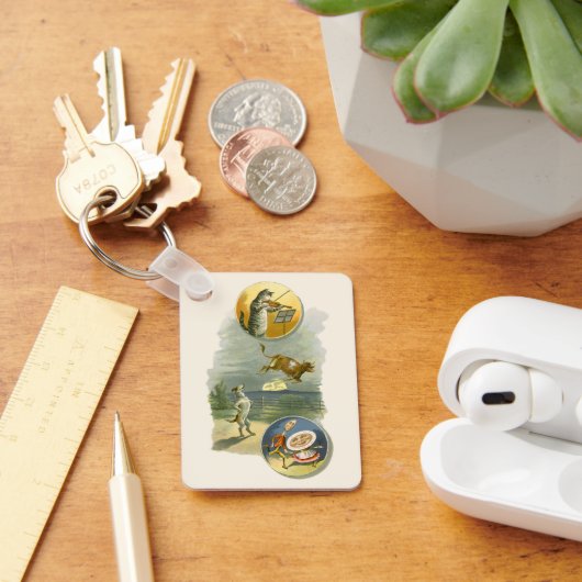 ヴィンテージマザーグース子供部屋ライムヘイディドル キーホルダー (デスク)