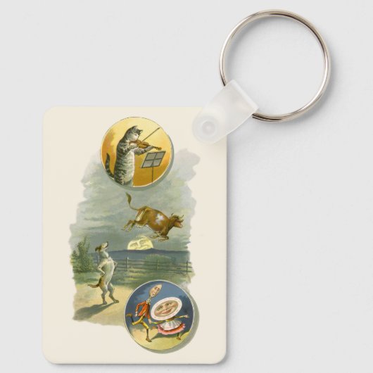 ヴィンテージマザーグース子供部屋ライムヘイディドル キーホルダー (裏面)