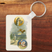 ヴィンテージマザーグース子供部屋ライムヘイディドル キーホルダー (裏面)