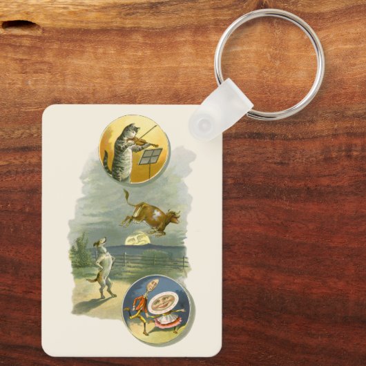 ヴィンテージマザーグース子供部屋ライムヘイディドル キーホルダー (裏面)