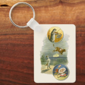 ヴィンテージマザーグース子供部屋ライムヘイディドル キーホルダー (正面)