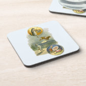 ヴィンテージマザーグース子供部屋ライムヘイディドル コースター (左側)