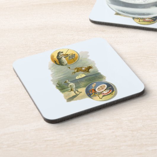 ヴィンテージマザーグース子供部屋ライムヘイディドル コースター (左側)