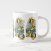 ヴィンテージマザーグース子供部屋ライムヘイディドル ジャンボコーヒーマグカップ (右)