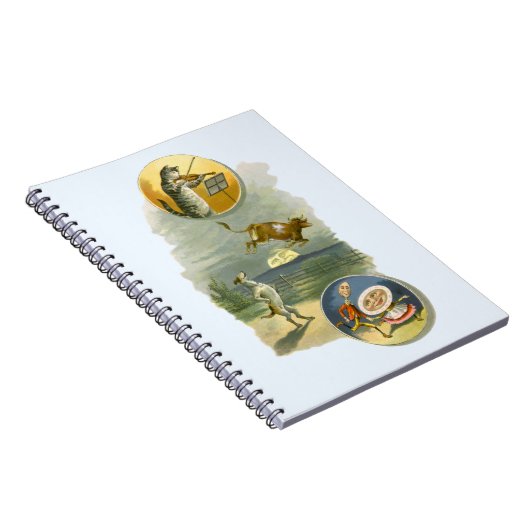 ヴィンテージマザーグース子供部屋ライムヘイディドル ノートブック (右側)