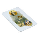 ヴィンテージマザーグース子供部屋ライムヘイディドル マグネット (右側)