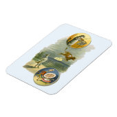 ヴィンテージマザーグース子供部屋ライムヘイディドル マグネット (左側)