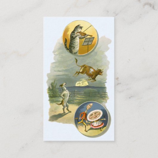 ヴィンテージマザーグース子供部屋ライムヘイディドル 名刺 (裏面)