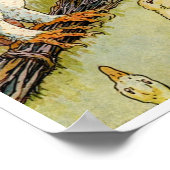 ヴィンテージマザーグース子供部屋ライムABCの子供部屋 ポスター (角)