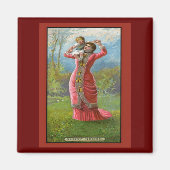 ヴィンテージマザーズデイサニーアワー マグネット (正面)